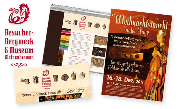 Arbeitsproben Besucher-Bergwerk und Museum Kleinenbremen
